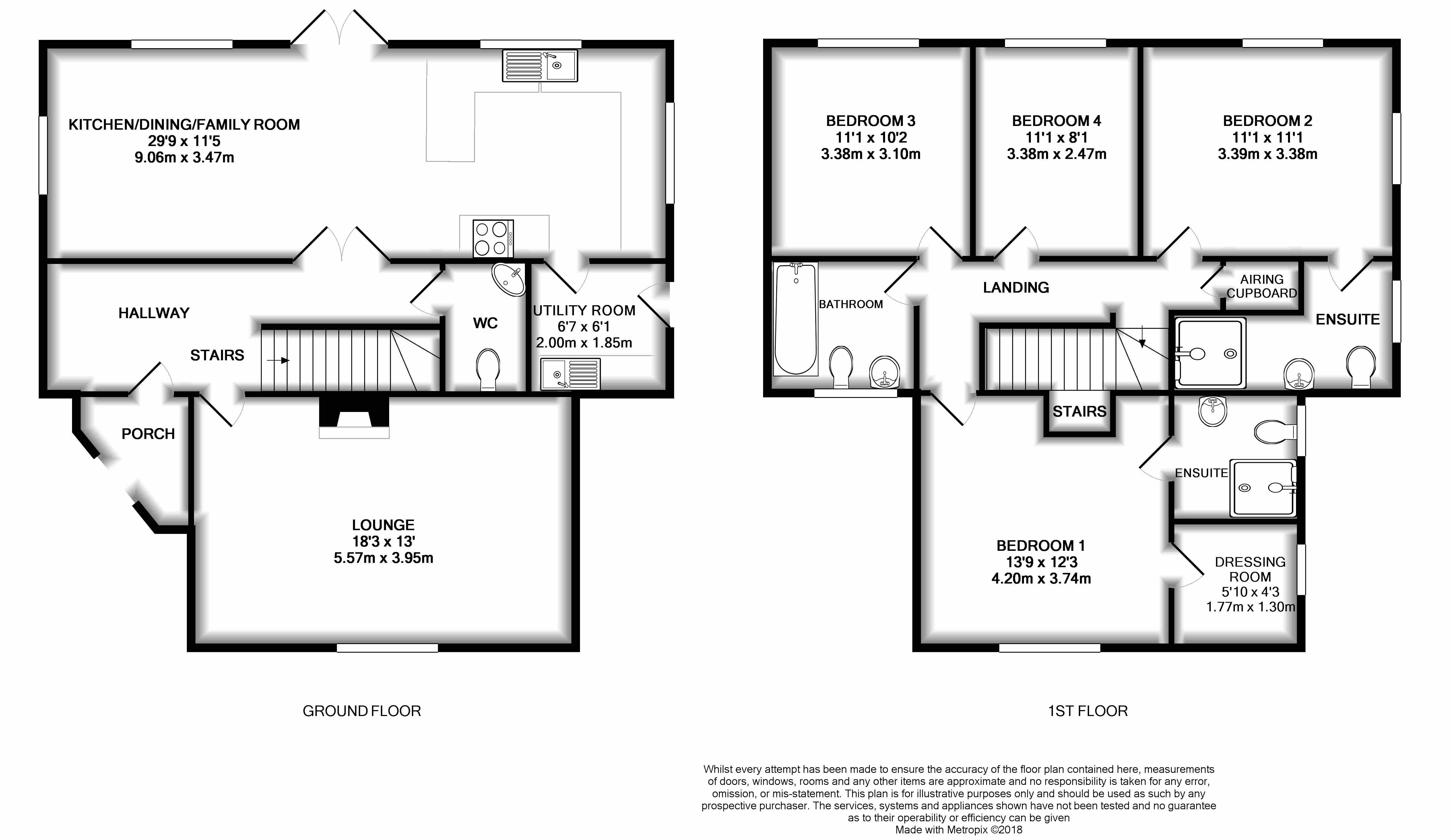 Plot 1 Floorplan - Marks & Mann